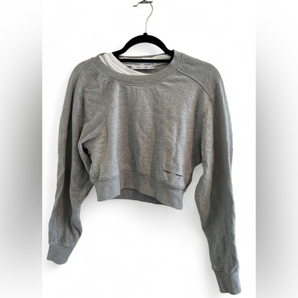 Proenza Schouler - White Label - Gray sweatshirt